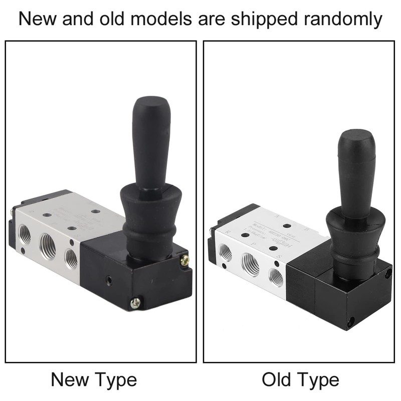 Oumefar G1/8 Air Control Valve 3 Position 5-Way Flow Control