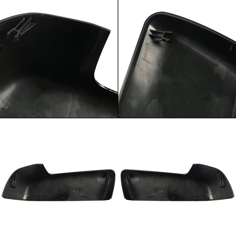 sportuli Black Mirror Cap Cover Trim Replace for 2019-2025 Chevy
