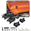 ASLONG 2PCS Hood Latches Catch Kit with U.S. Flag Style