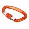 D Carabiner Clip Aluminum Alloy Auto Lock Heavy Duty D