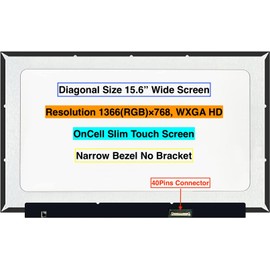 EM EMAJOR TECH New Screen Replacement for HP 15-FD0630DS 1366X768 HD OnCell Touch LCD LED Display with Set Tape and Tools
