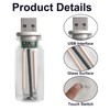 Hiseanllo 3PCS USB Car Interior Lights, Plug-in Glass Bottle Ambient