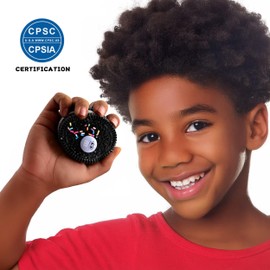 Taba Squishy Biscuits Squeeze Toys,Sensory Fidget Toy for Your Best Mellow and Chill,Party Favors,Perfect Desk Accessory for Adults (Black)