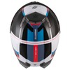 Bogotto Ezion Flip Up Helmet, Matte Black/White/Red/Blue, S
