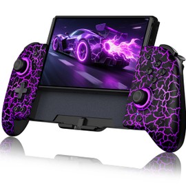 NealGamefy Switch Controllers,Wireless Switch Pro Controller for Nintendo Switch/OLED Controller,Upgrade Full-Size Ergonomic One Piece Handheld Controller with Programmable,TURBO,Vibration