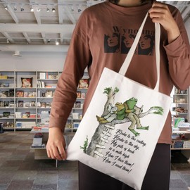 Frog and Toad Gift Book Lover Gift For Friends Teacher Gift Storybook Gift (Books to the CA Tote Bag)