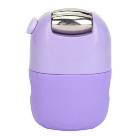 Ice Face Roller Tray Reusable Multifunctional Facial Massage Silicone Metal Roller Ice Mold for Beauty Purple