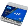 KMC Unisex's E10 Chain, Silver, 122 Link