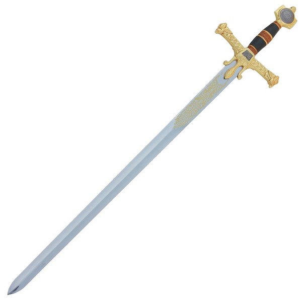 Sword of King Solomon Templar Medieval Replicated Black