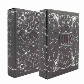 LUXX Playing Cards - Shadow Edition Silver, Second Edition & Clear Plastic Protective Playing Cards Case