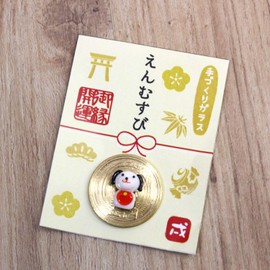 fo-ka-to Object Cute Handmade Glass Crafted Hood Rat. Knot Amulet