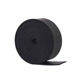 Neoprene Rubber Sheet Solid Rubber Strips Roll Pad, Insulation, Anti-Vibration, Anti-Slip, for Weather Stripping, Gasket, Shield, Costume, Seal, DIY (1" Wide X 10' Long, 1/16" (.062") Thick)