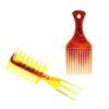 Baluue 2pcs Professional Styling Comb for Pomade Hair Slicked-back Wide