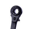 Hotooldo 17mm x 19mm Black Torx Ratchet Podger Spanner Quick