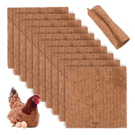 JOYIAL 10 Pieces Chicken Nesting Box Liners, Premium Laying Hen Nesting Pads, Chicken Coop, Bedding, Poultry Accessories, Easy Cleaning (Size : 10 Pack)