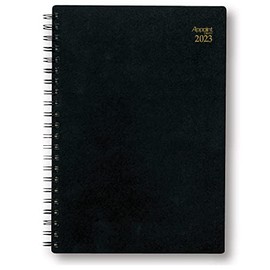 Daigo 2023 Appointment Weekly A5, Begins in December, Black E1047, Body Size: H8.5 x W 6.2 x D 0.7 inches (216 x 159 x 17 mm), A5 Size, 1 Week, 1 Side, 9.8 oz (278 g)