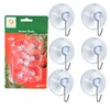 SHATCHI 6Pcs Heavy Duty Suction Hooks – 43mm, Multi-Purpose Reusable