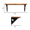 FOF FRIEND OF FAMILY Industrial Rustic Wall-Mounted Table, Dining Table