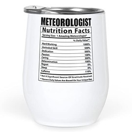 Lovesout Funny Meteorologist Nutritional Facts Gifts Tumbler 12 Oz Christmas 2025 Ideals