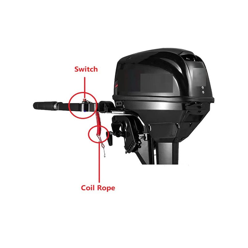 Universal Kill Switch Lanyard Urgent Stop Button Safety Connector Cord