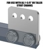 P2950-EG Strut Channel 4-Wheel Trolley Assembly with Eye Loop,Stable Welded