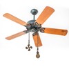 DUMING-IN 2pcs Ceiling Fans Pull Chain, Ball Chain with Connector,