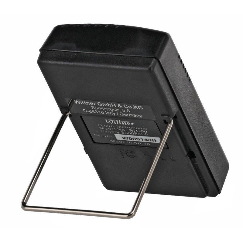 Wittner MT-50 Quartz Metronom inklusive Ohrhörer mit keepdrum Mikrofasertuch