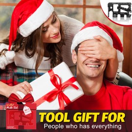 Stocking Stuffers for Adults Men,Gifts for Men,20-in-1 Credit Card Multitools,Christmas Gifts for Women,White Elephant Gifts for Adults,Tools Gadgets for Men Him Dad Husband Boys Teens