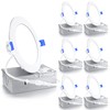 Ensenior 6 Pack 4 Inch LED Recessed Light, Dimmable, 3000K