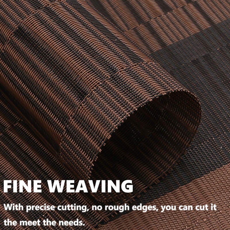 Neween Placemat with Compatible Coaster, Fine Weaving Insulation Placemat Set