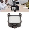 Stereo Microphone Light 10 Levels Brightness Dual Mic Fill Lamp