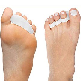 Pedimend 2X Gel Hammer Toe Splint Cushion | Hammer Toe Crest Pad | Gel Toe Separators | Toe Supports Hammertoes | Overlapping Toe Spacers | For Men and Women | Foot Care (White)