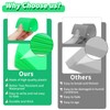 Pack of 100 Plastic Shipping Tags,with Wire Ties Plastic Hang