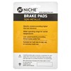 NICHE Front Brake Rotor Pad Kit Semi Metallic for Can-Am
