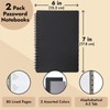Juvale 2-Pack Spiral Password Keeper Book with Alphabetical Tabs, Password