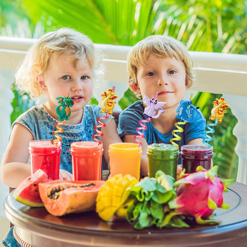 YOUYIKE Pack of 8 children's straws