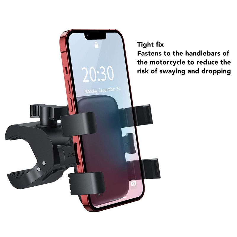 Bike Phone Mount Universal Adjustable Angle Motorcycle Handlebar Cell Phone