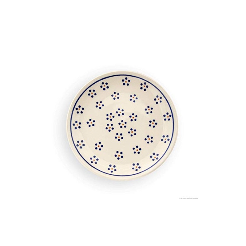 Original Bunzlauer Keramik Flat Plate (Breakfast Plate) Diameter 19.5 cm