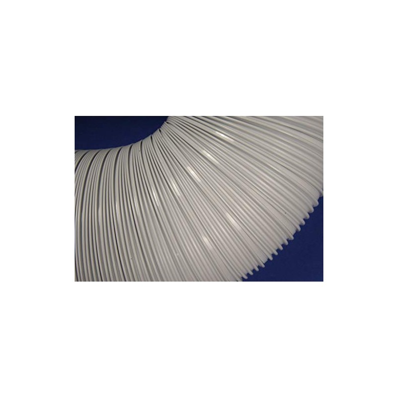 Diameter 120 mm Length 1.5 m White Aluminium Flexible Tube