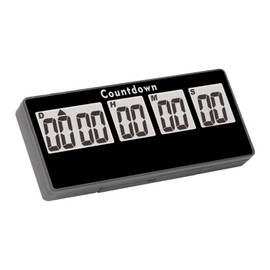 RileyFine RQ-HM202A Digital Hour Meter, Countdown Timer,Pause Feature,Used for Holiday Anniversary Study Yoga Retirement etc (Black)