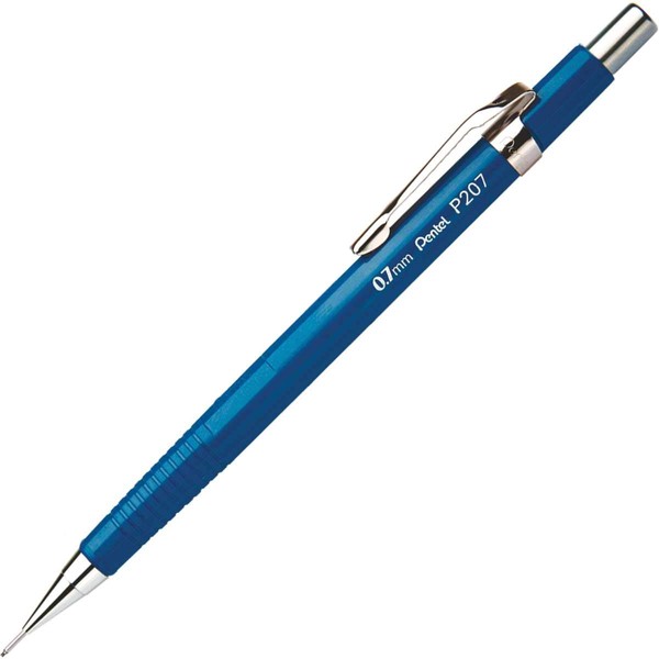 Pentel P200 Series Mechanical Pencil 0.7mm Lead, 1 Pack of 12 Pencils