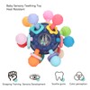 Baby Sensory Teething Toy Grasping Activities Bright Colors Silicone Soothes