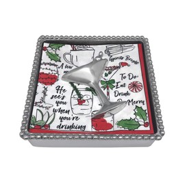 Cocktail Beaded Napkin Box