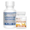 Kit Citrato De Magnesio 90 Cáps + Citrato De Potasio 30 Cáps Sin Sabor