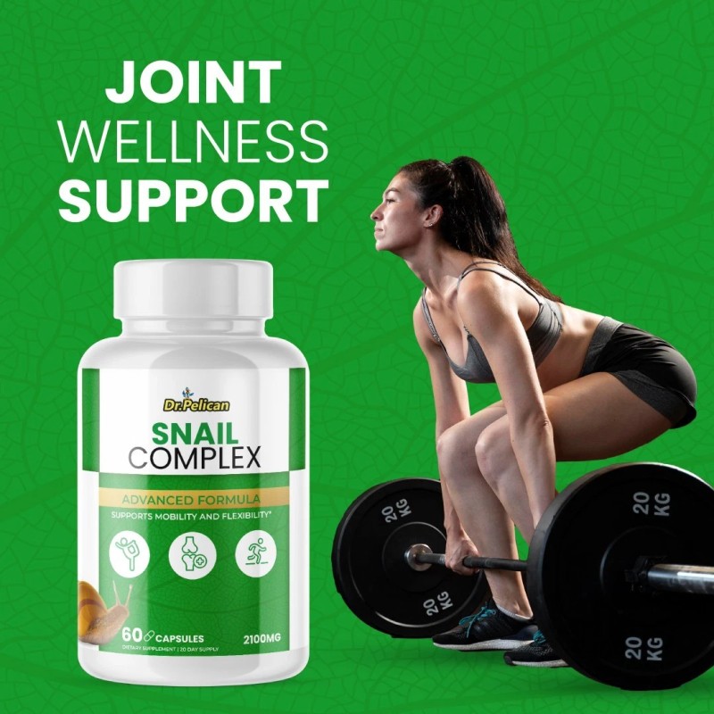 Pelican Vitamins Snail Complex- Joint & Mobility Health Support- 60