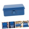Housoutil Metal Toolbox Box Toolbox Tools Tool Chest Desktop Organizer