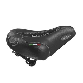 Vintage Saddle Montegrappa Original Italian Craftsmanship Leather Anatomical Handmade with Two Heavy Duty Springs Model 1180