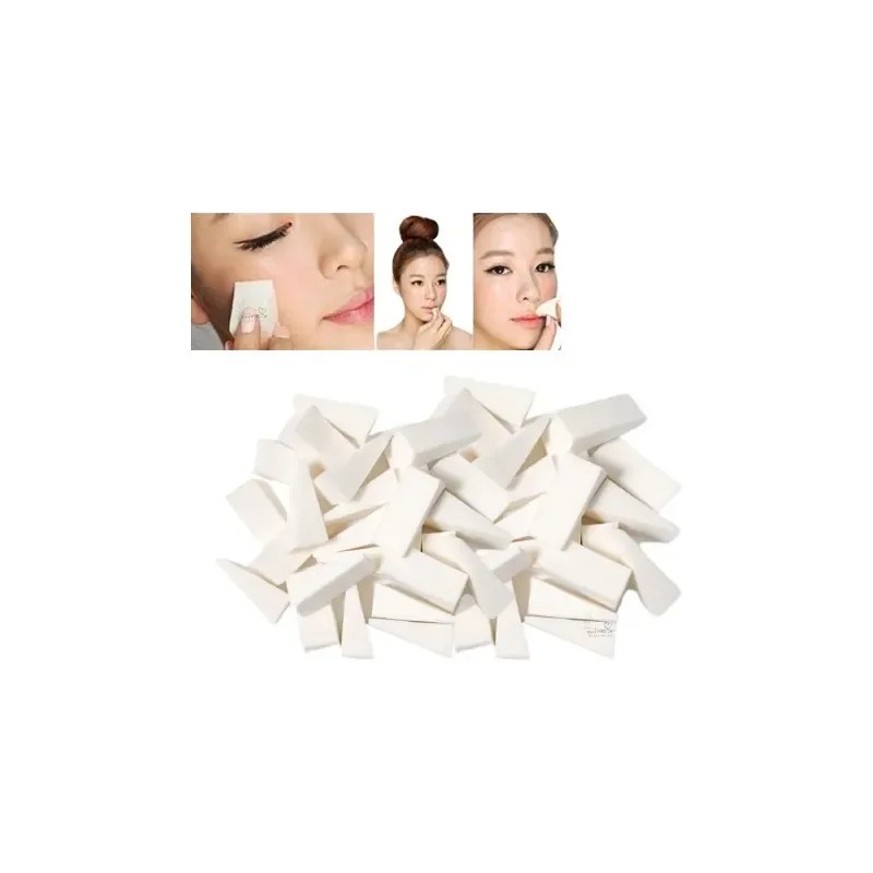 3 Pack Quesitos Maquillaje Esponjas Triangulares Maquillaje