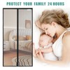 JOY2SEE Fly Screen Balcony Door 140 x 210 cm Black