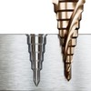 Vearter 4-12 mm Step Drill Metal, 9 Steps Taper Drill